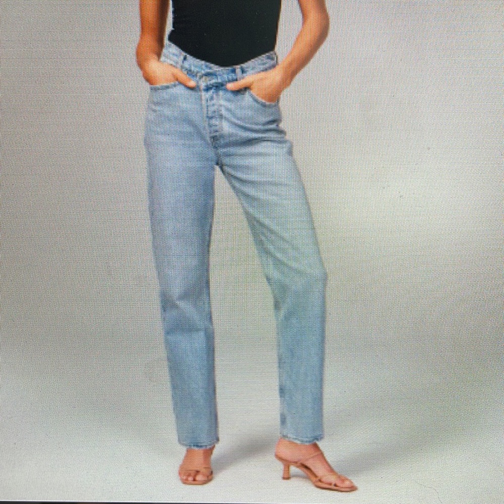 NWT Abercrombie & Fitch AF High Rise Dad Jeans size 28S